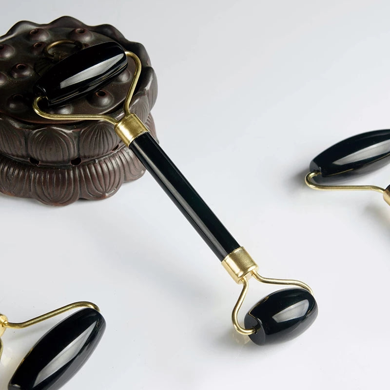 Facial Rollers (Amethyst, Tiger, Rose, Obsidian, Red jasper)