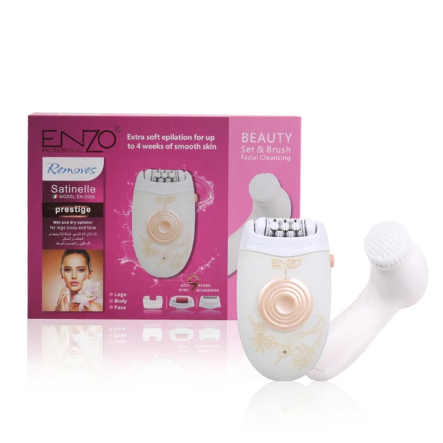 Epilator & Facial Cleansing Brush Set 9in1