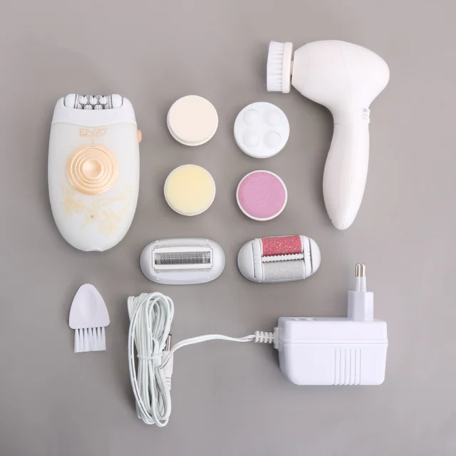Epilator & Facial Cleansing Brush Set 9in1