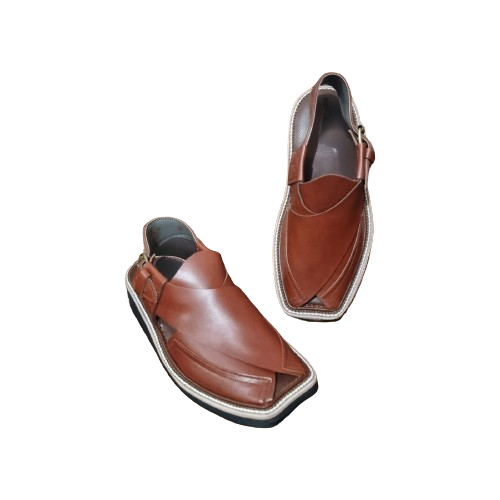 Zardari Chappal- Burgundy