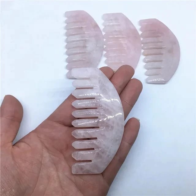 Rose Quartz Comb