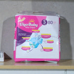 SoftCare Baby Diapers – Size S (3–6 kg) | Bulk Pack of 80